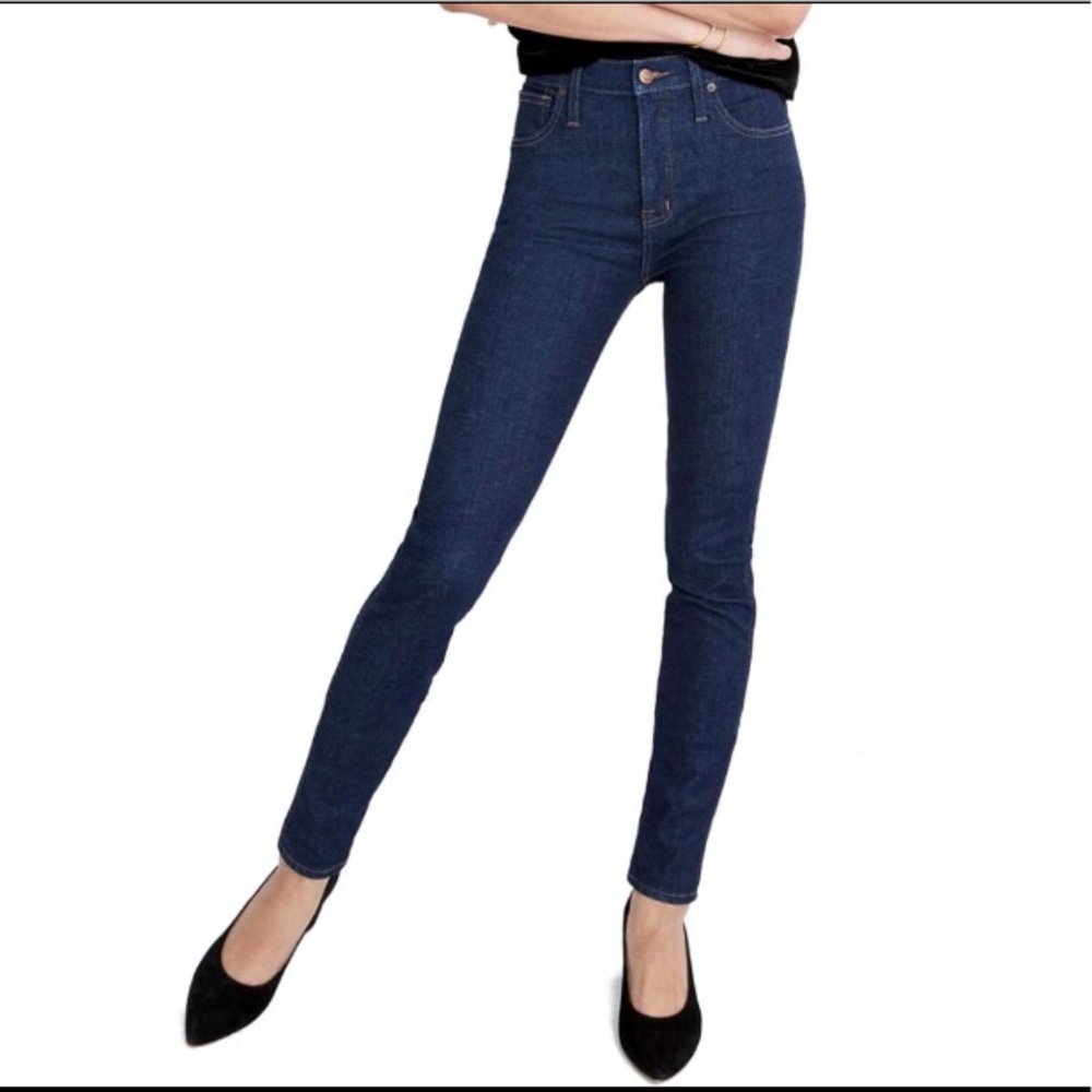 Madewell 10 inch high waisted skinny jeans